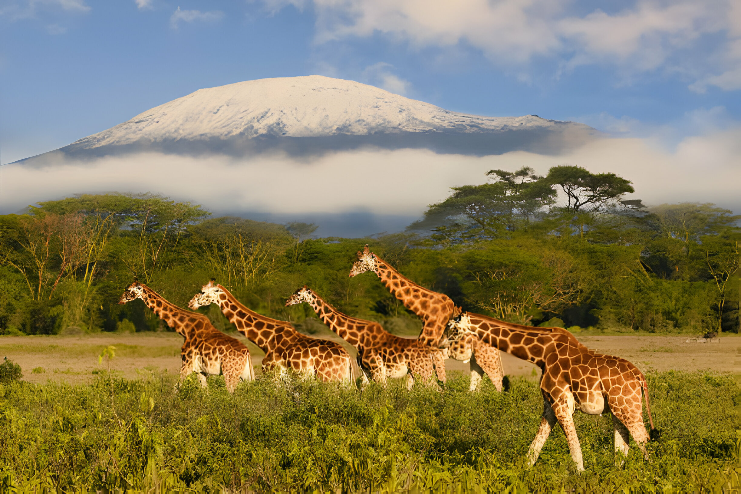 Giraffe in Serengeti